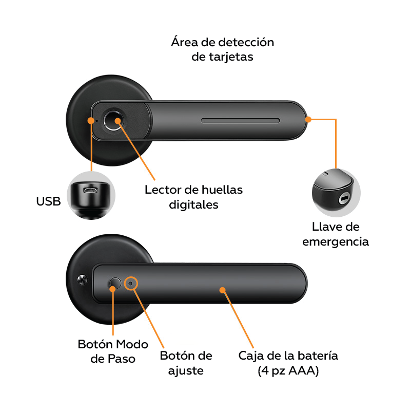 Cerradura Inteligente CI15BTNE - Imagen 3