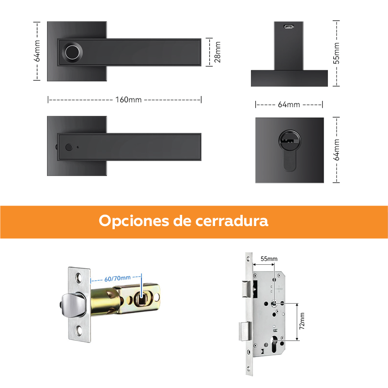 Cerradura Inteligente CI25BTNE - Imagen 2